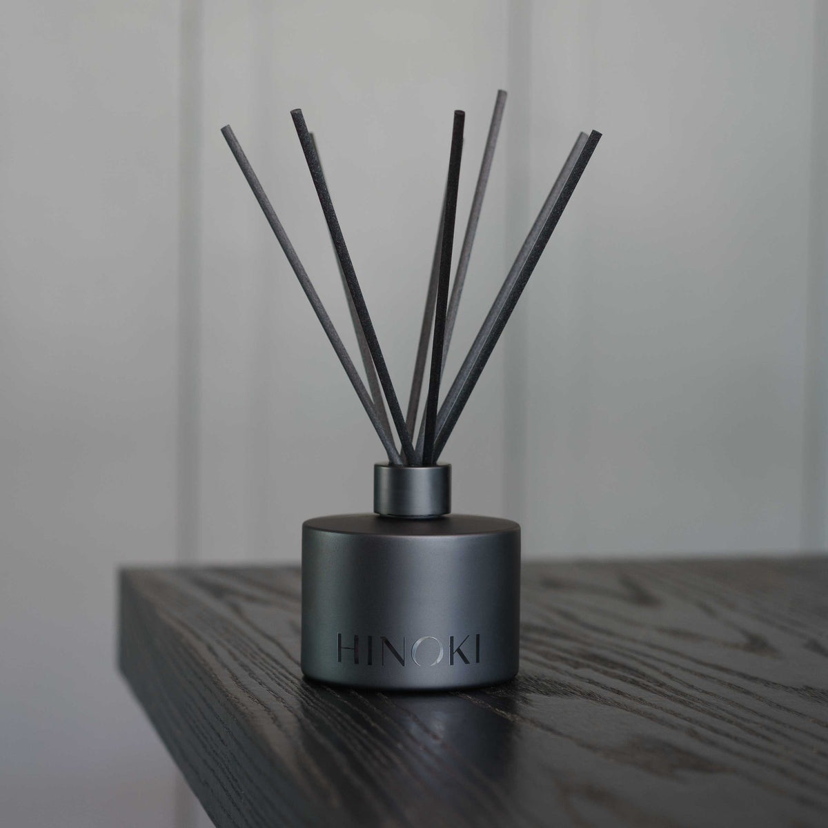 Studio Stockhome reed diffuser with black fiber reeds