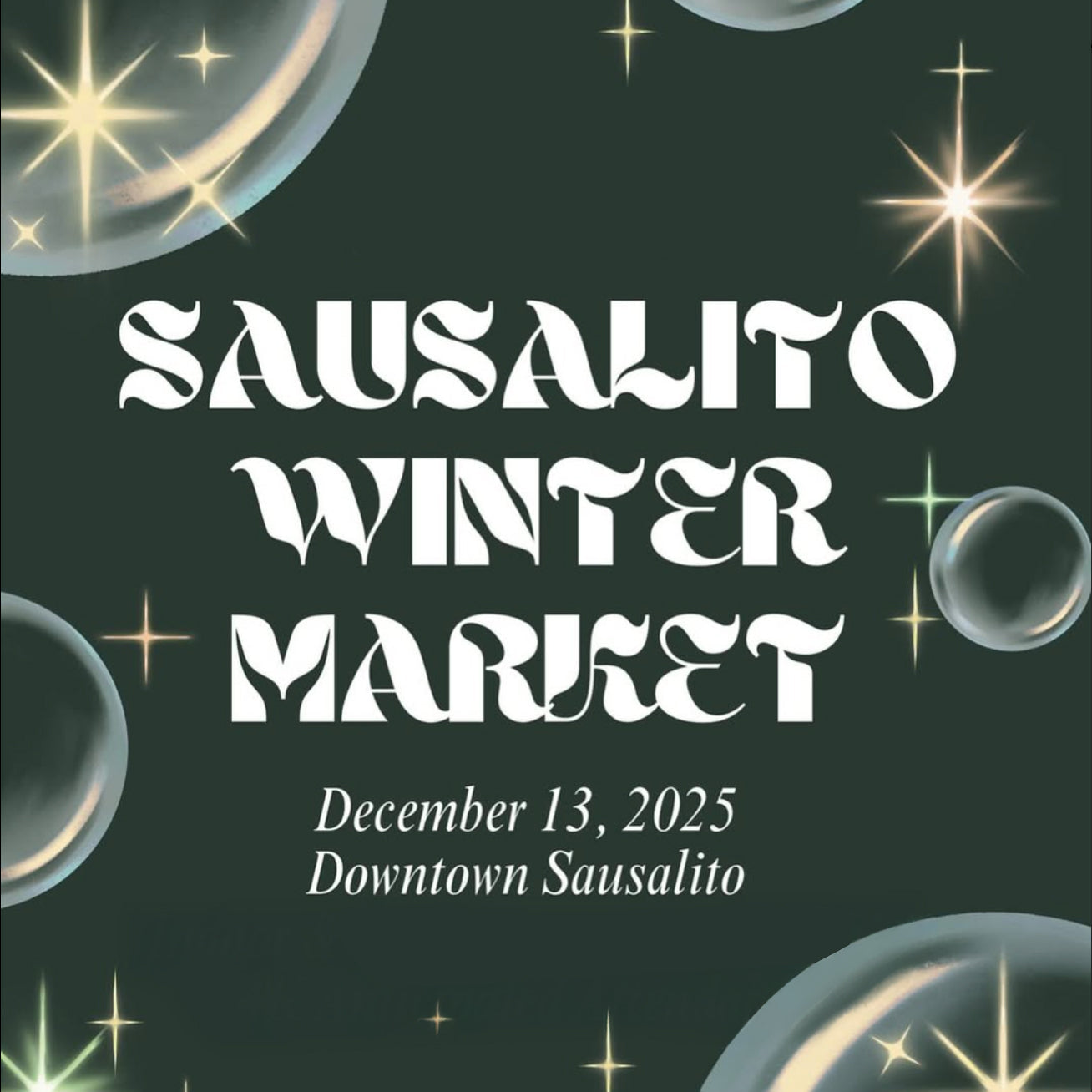 Save the Date: Join us at the Sausalito Winter Market on Dec. 13, 2025