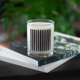 Tea Rose Breton Stripe Large Candle