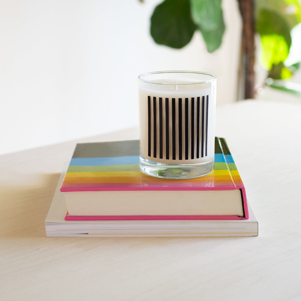 Tuberose Breton Stripe Large Candle