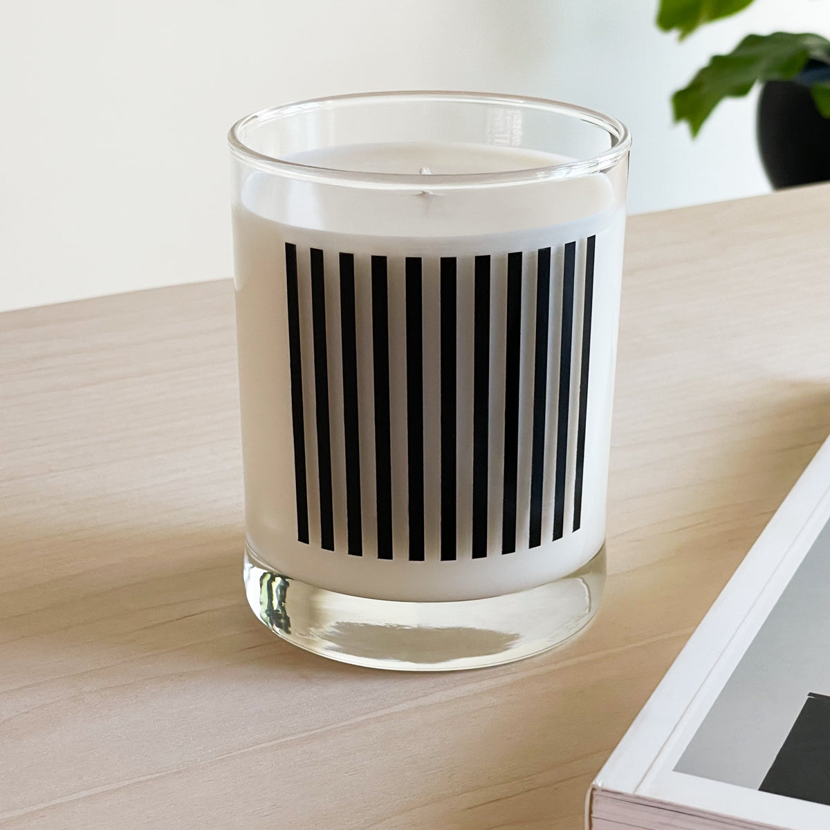 Tuberose Breton Stripe Large Candle